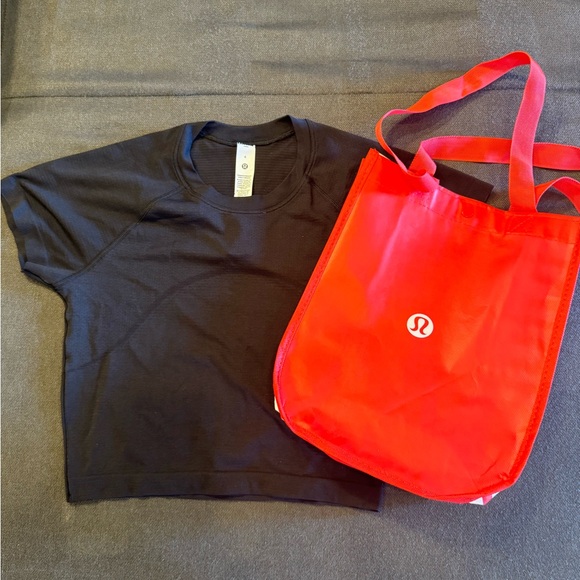 Lululemon Swiftly Tech Cropped Short Sleeve 2.0 - Picture 1 of 9